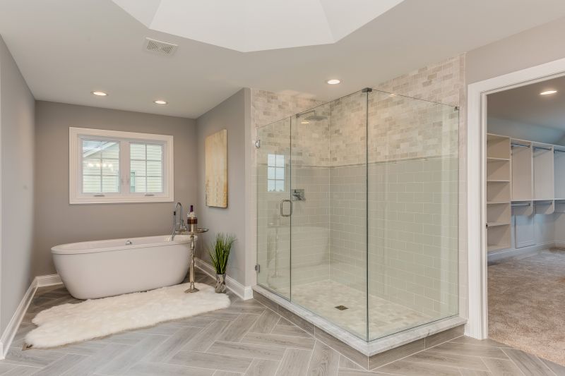 Glass Enclosed Walk-In Shower